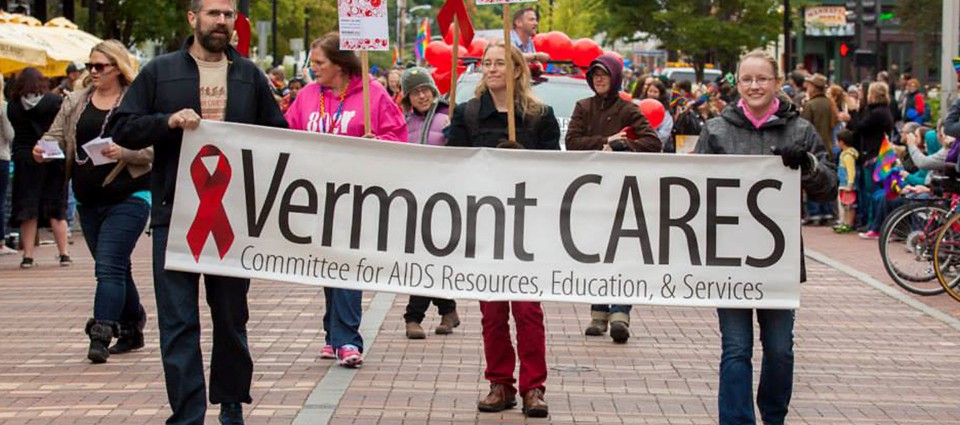 Vermont CARES marching